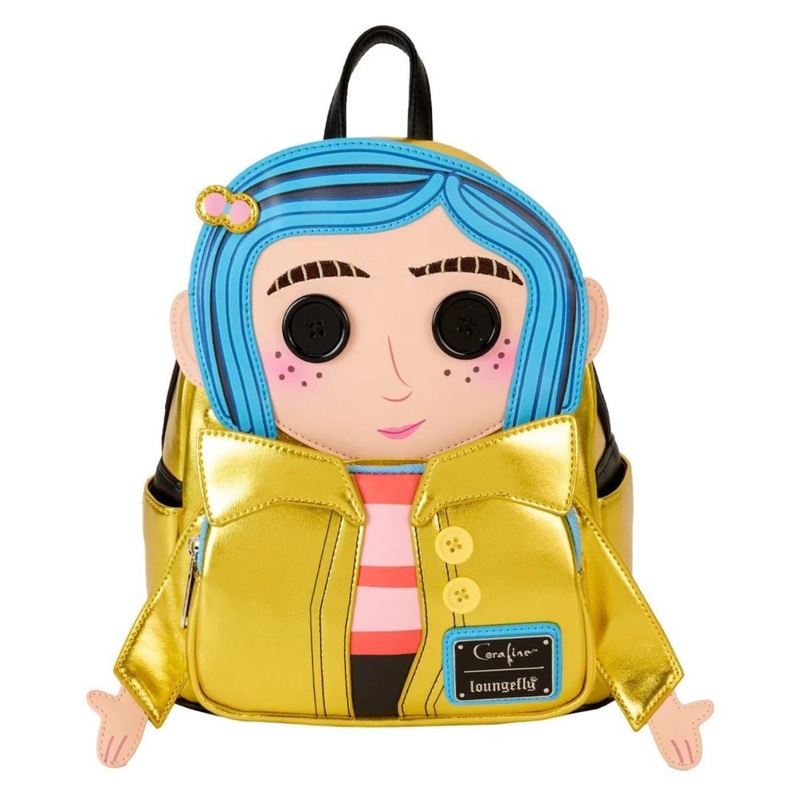 Coraline 15th Anniversary Laila Doll Metallic Loungefly Coraline Doll Cosplay Backpack