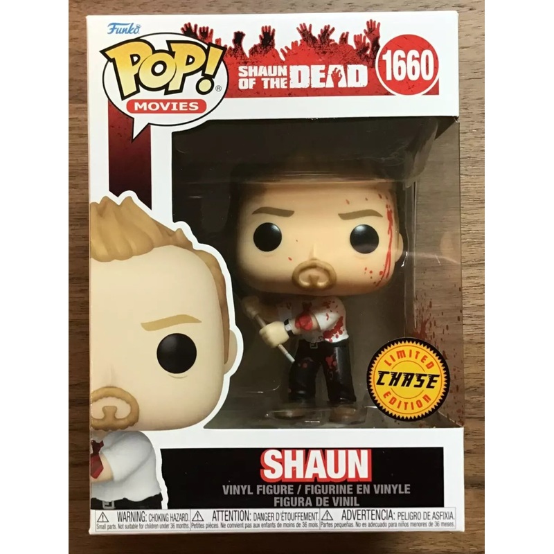 Shaun of the Dead Shaun Funko Pop! Vinyl Figure - Guaranteed Chase + Protector