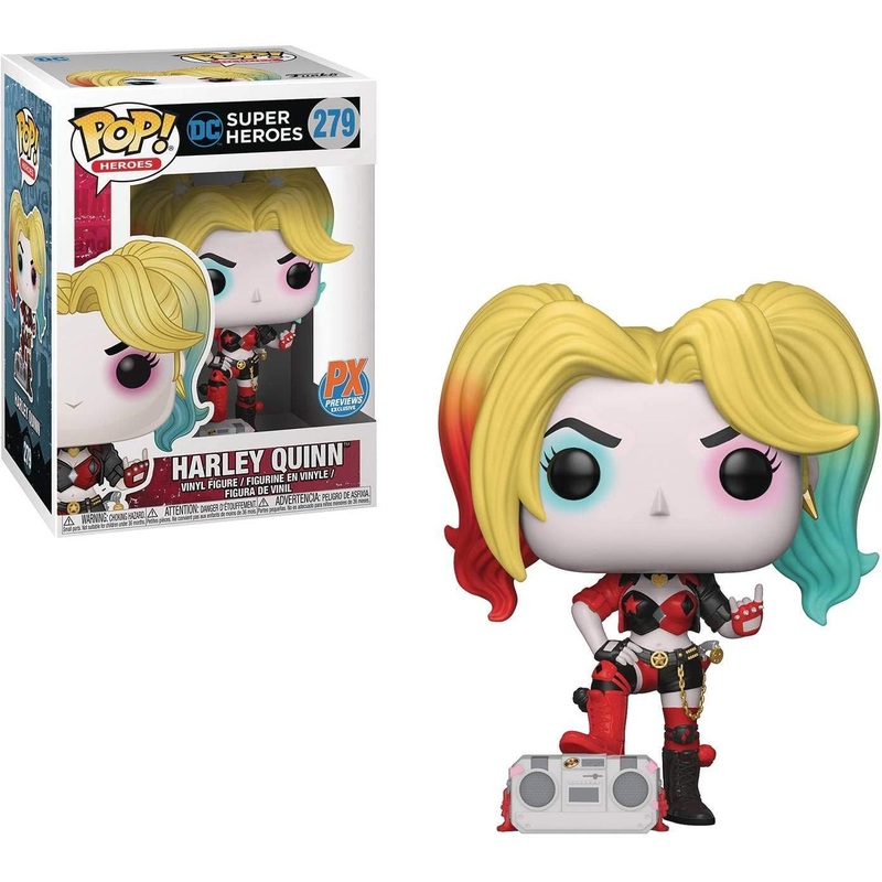 279 FunKo Pop! DC Heroes: Harley Quinn with Boombox Vinyl Figure