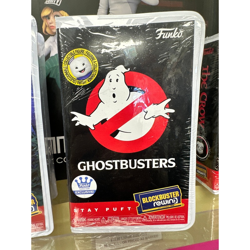 Funko Exclusive Ghostbusters Stay Puft Blockbuster Rewind Sealed