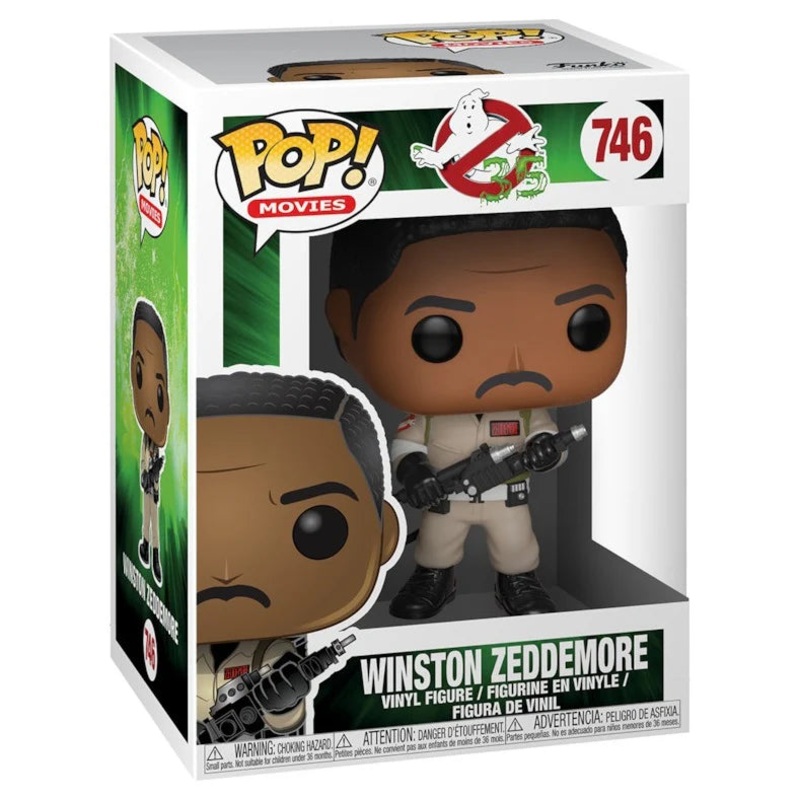 Funko Pop - 746 Ghostbusters - Winston Zeddemore Vinyl Figure + PoP Protector