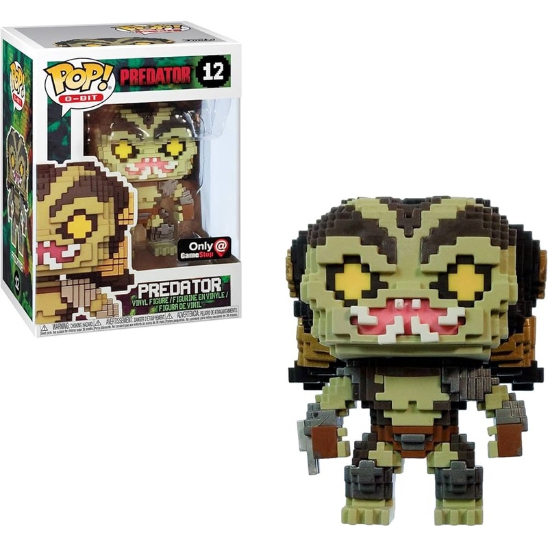 Funko Pop! 8-Bit Predator 12 GameStop Exclusive (VAULTED) (box damage) + Pop Protector