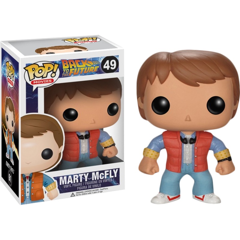 Funko Pop! Back to the Future - Marty McFly 49 + Free Protector