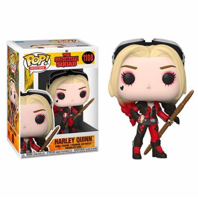 Funko POP! Movies: DC The Suicide Squad - Harley Quinn #1108 + protector!