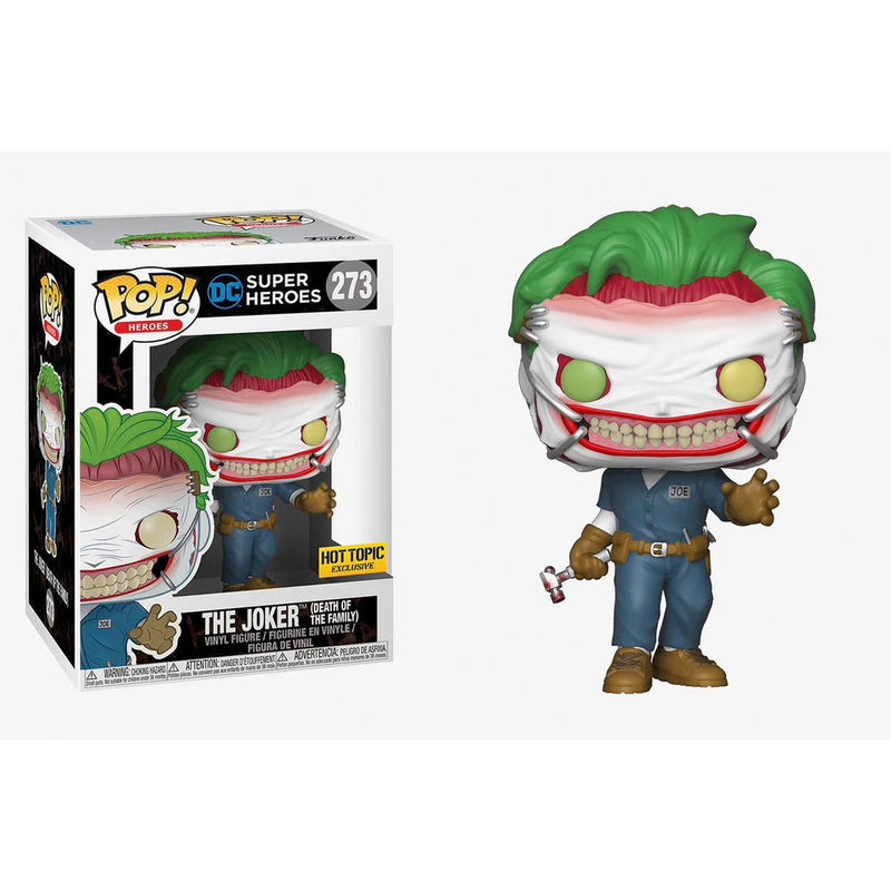FUNKO POP! THE JOKER (DEATH OF THE FAMILY) #273 DC SUPER HEROES HOT TOPIC EXCLUSIVE