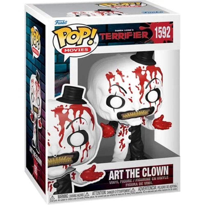 Terrifier 2 Art the Clown Bloody Funko Pop! Vinyl Figure #1592 + PoP Protector