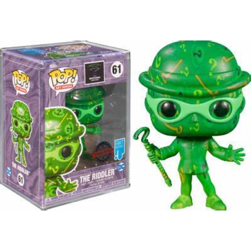Funko POP! Art Series #61 - The Riddler Special Edition + PROTECTOR!