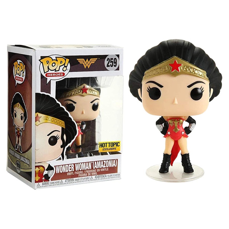 Funko POP! Heroes: Wonder Woman Amazonia Hot Topic Exclusive + PROTECTOR!