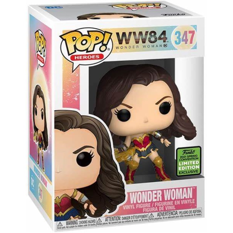 Funko POP! Heroes: WW84 - Woman Woman 2021 Spring Convention + PROTECTOR!