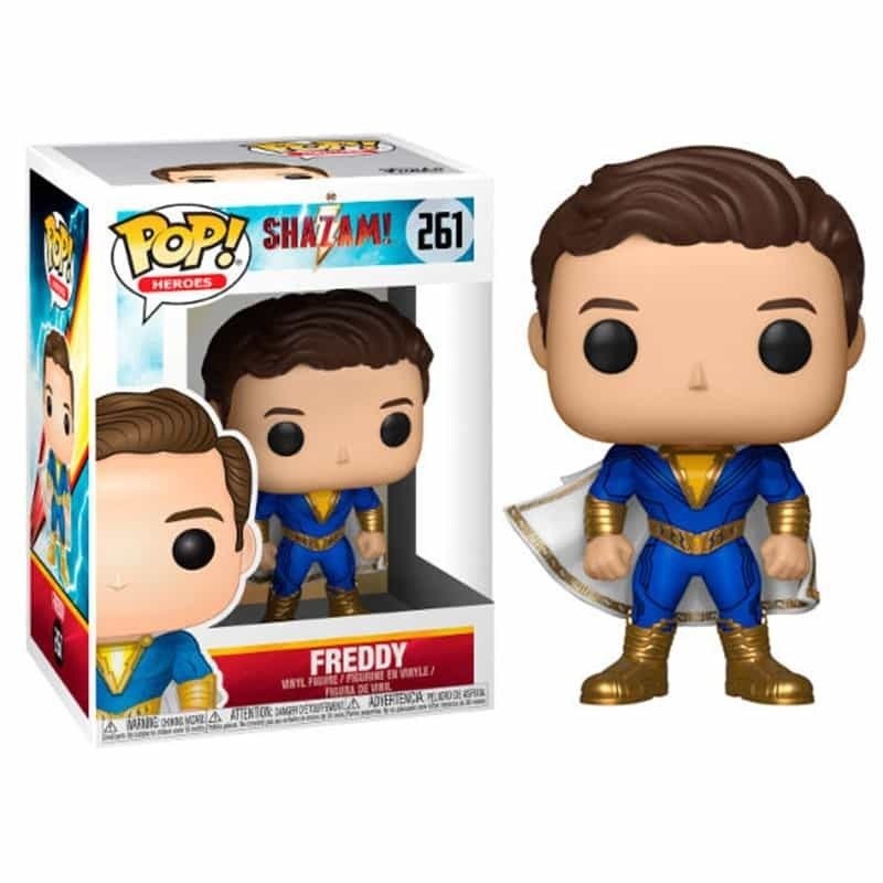 Funko POP! Movies: Shazam #261 - Freddy + PROTECTOR!