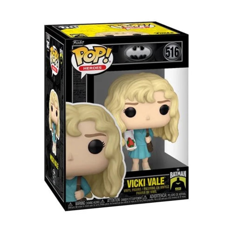 Batman 85th Anniversary Vicki Vale Funko Pop! Vinyl Figure #516 + Pop Protector