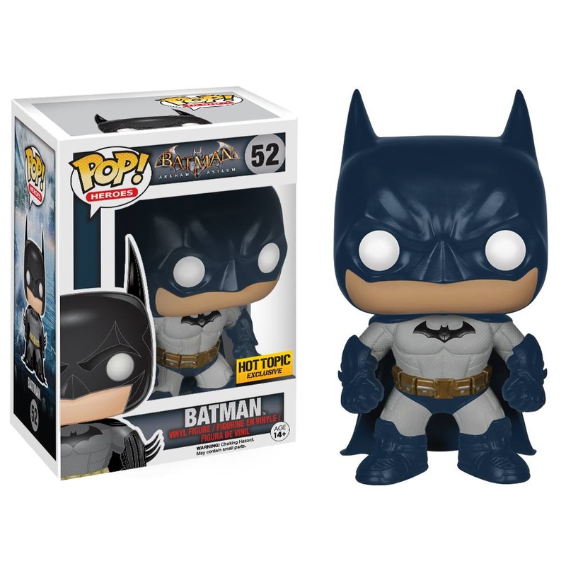 Funko POP! Arkham Asylum Batman Hot Topic Exclusive #52 +Pop Protector