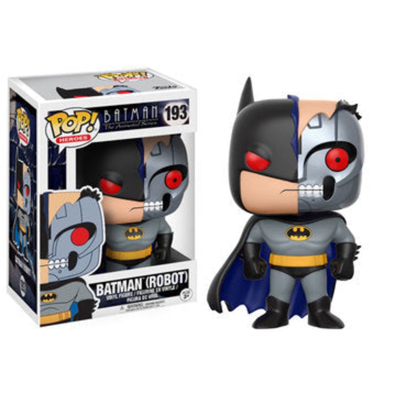 Funko Pop! Batman The Animated Series - Batman (Robot) 193 (VAULTED) + Free Protector