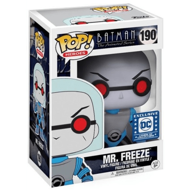 Funko Pop! Batman The Animated Series Mr. Freeze 190 Legion of Collectors DC Exclusive (VAULTED) + Free Protector
