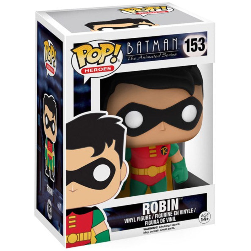 Funko Pop! Batman The Animated Series Robin 153 (VAULTED) + Free Protector