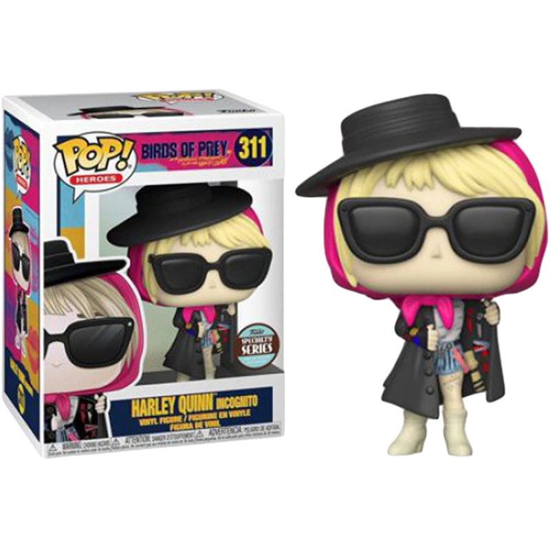 Funko Pop! Birds of Prey Harley Quinn Incognito 311 Funko Specialty Series + Free Protector