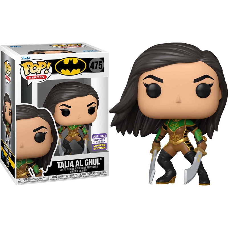 Funko Pop! DC Batman Talia Al Ghul 475 Funko 2023 Summer Convention Exclusive + Free Protector