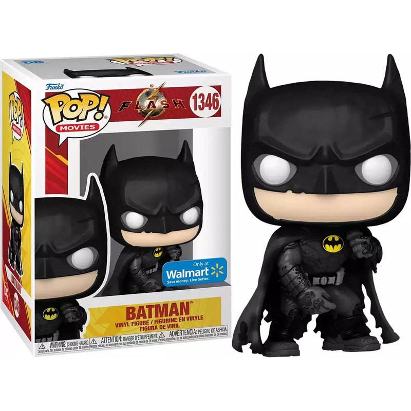 Funko POP! Movies: Flash! Batman Walmart Exclusive #1346 + PROTECTOR!