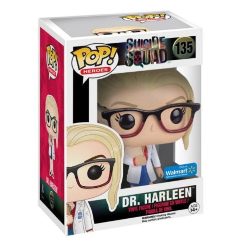 Funko Pop! Suicide Squad - Dr. Harleen Quinzel 135 Walmart Exclusive (VAULTED) + Free Protector