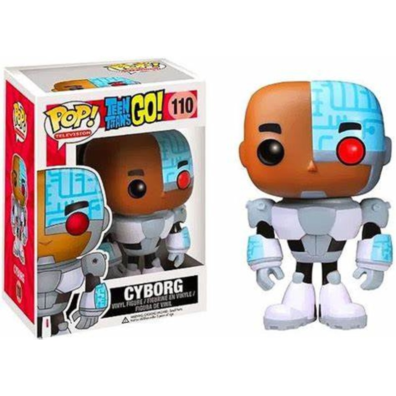 Funko POP! Television: Teen Titans GO! #110 - Cyborg (VAULTED) + PROTECTOR!