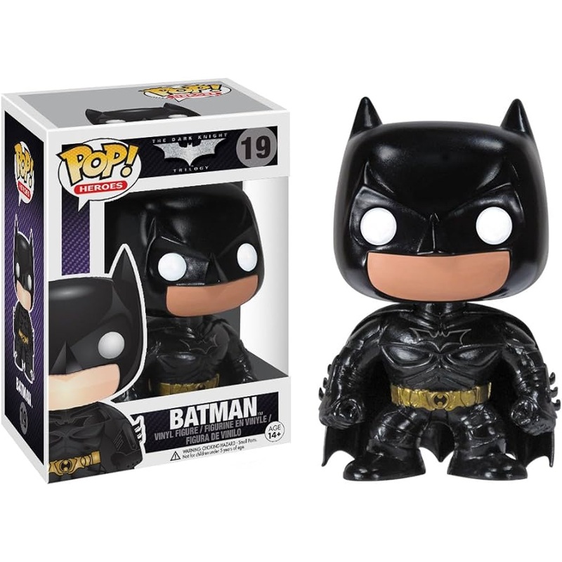Funko Pop! The Dark Knight Trilogy- Batman (Dark Knight Rises) 19 (VAULTED) + Free Protector