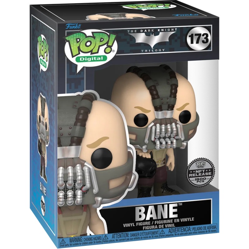 Digital Funko Pop! The Dark Knight Trilogy: Bane 173 NFT Release 1900 PCS + Pop Protector