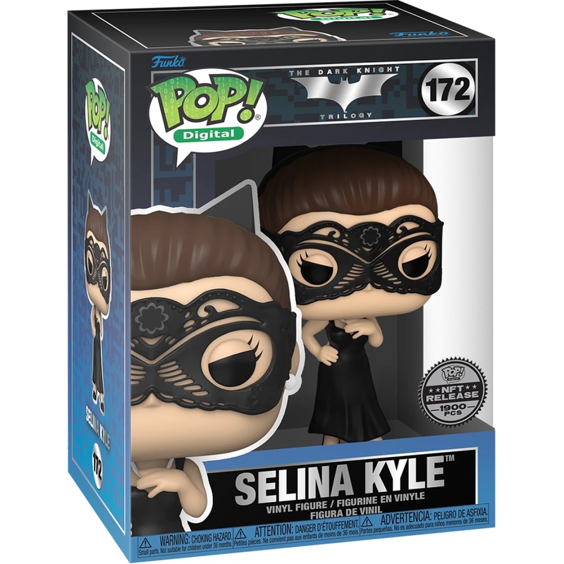 Digital Funko Pop! The Dark Knight Trilogy : Selina Kyle 172 NFT Release 1900 PCS + Pop Protector