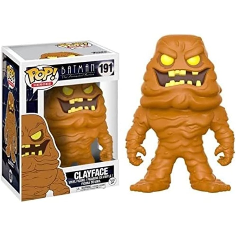 Funko Pop! Batman The Animated Series Clayface 191 (VAULTED) + Free Protector