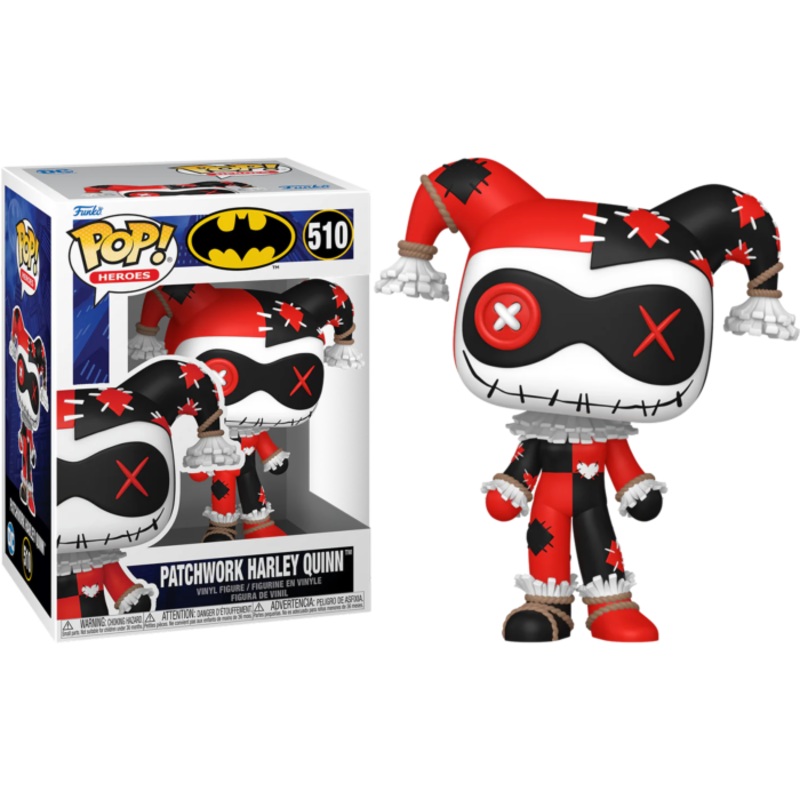 Funko Pop! DC Batman Patchwork Harley Quinn 510 + Pop Protector