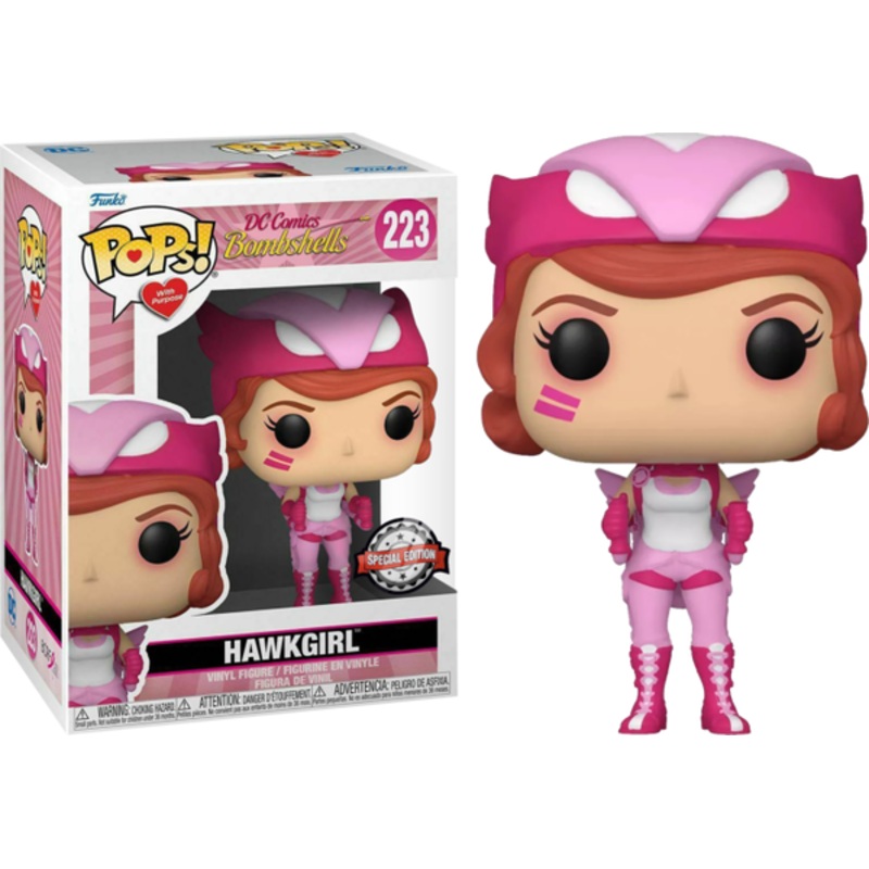 Funko PoP! DC Comics Bombshells - Hawkgirl 223 Special Edition + Pop Protector