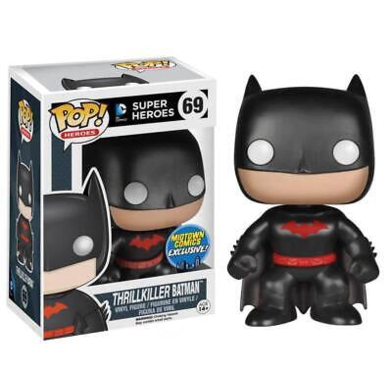 Funko Pop. DC Super Heroes : Thrillkiller Batman 69 Midtown Comics Exclusive (VAULTED) + Pop Protector