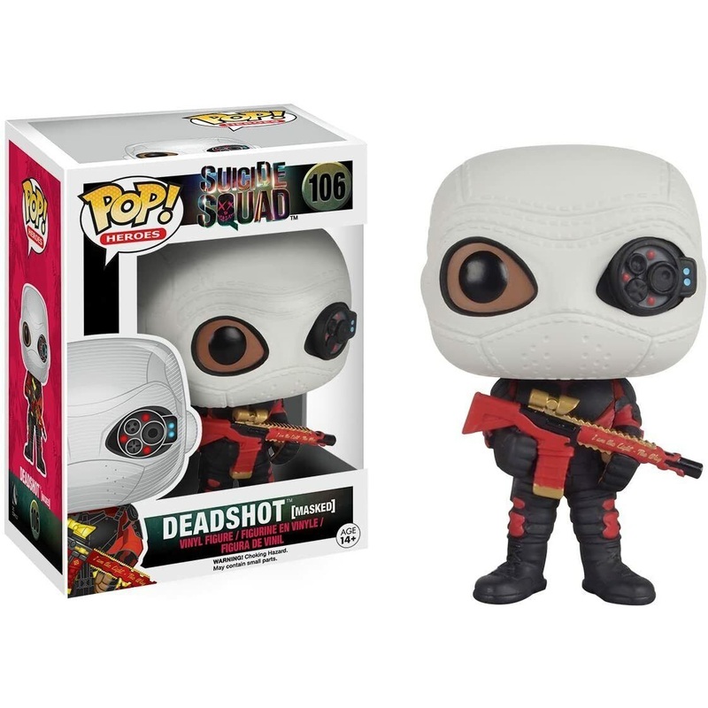 Funko Pop! Suicide Squad : Deadshot (Masked) 106 + Pop Protector