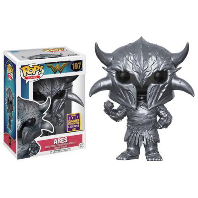 Funko Pop! Wonder Woman : Ares 197 Funko 2017 Summer Convention Exclusive (VAULTED) + Pop Protector