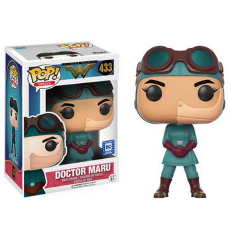 Funko Pop! Wonder Woman : Doctor Maru 433 DC Legion of Collectors Exclusive + Pop Protector