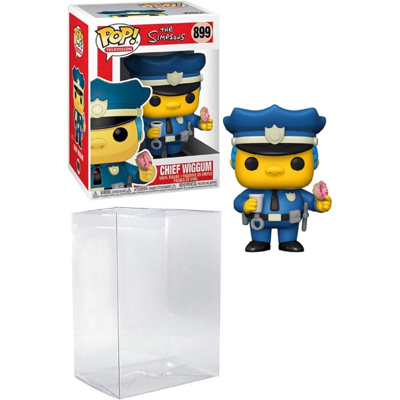 Chief Wiggum Pop #899 Pop TV: The Simpsons Vinyl Figure + Protector