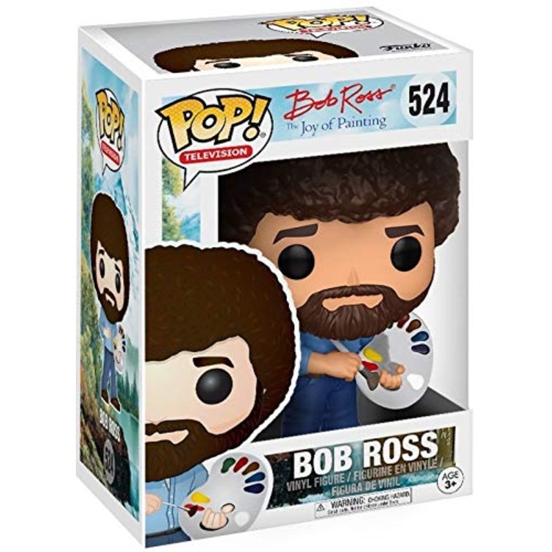 Funko Pop! Bob Ross The Joy Of Painting - Bob Ross 524 + Free Protector