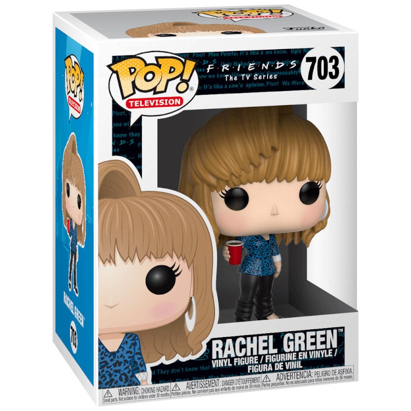 Funko Pop! Friends The TV Series 80's Hair Rachel Green 703 + PoP Protector