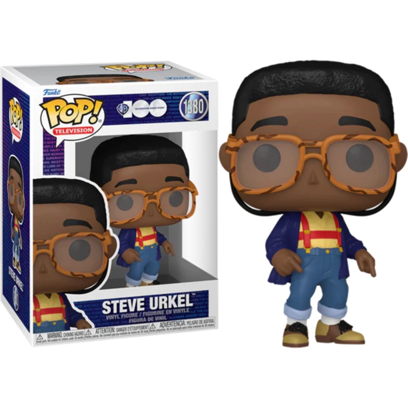 FUNKO Pop! Warner Bros Celebrating Every Story Family Matters - Steve Urkel 1380 + PoP Protector