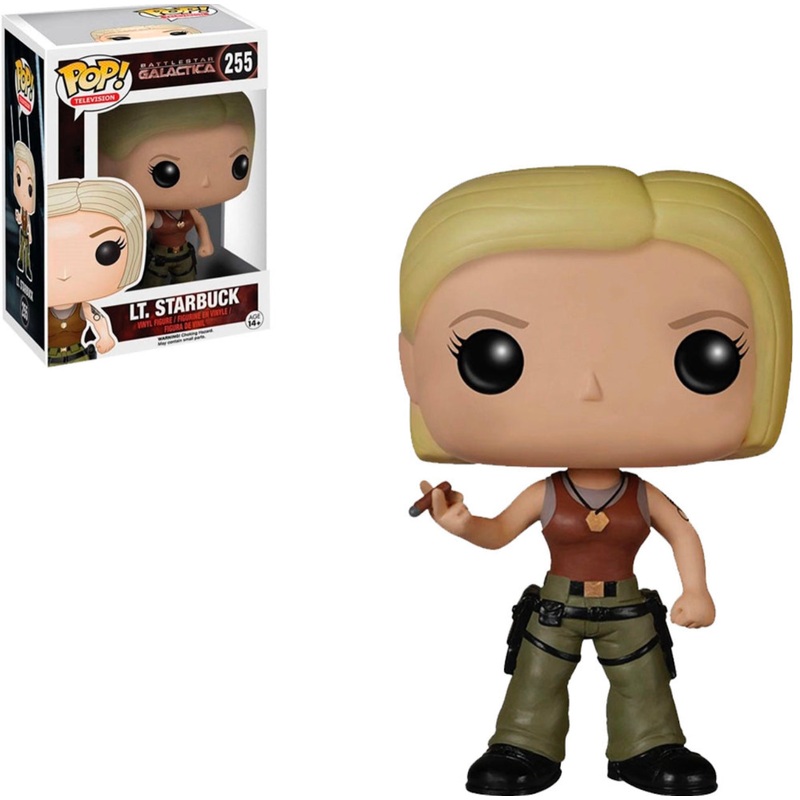 Funko Pop! Battlestar Galatica Lt. Starbuck 255 + Free Protector (box ware) (VAULTED)