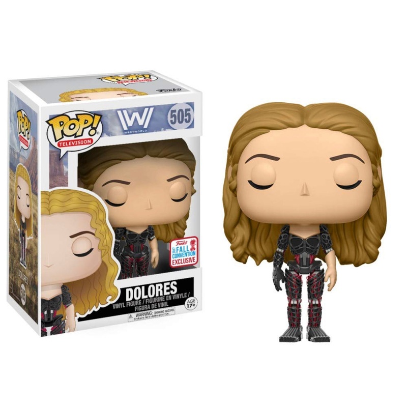 Funko Pop! Westworld Dolores 505 Funko 2017 Fall Convention Exclusive + Free Protector (VAULTED)
