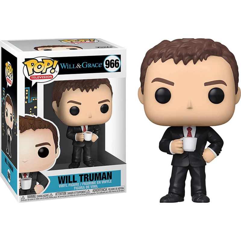 Funko Pop! Will & Grace Will Truman 966 + Free Protector (VAULTED)