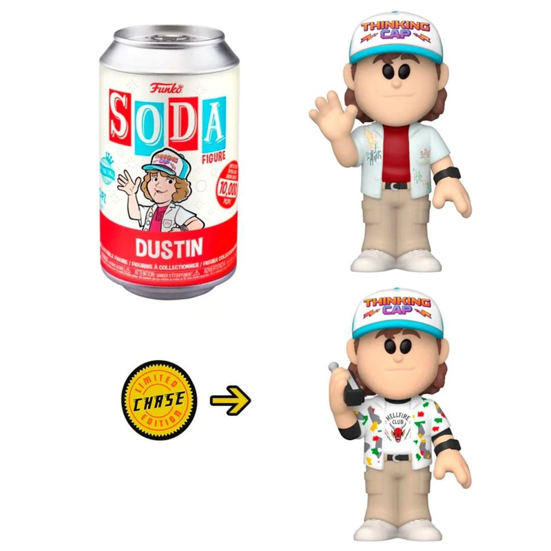 Netflix Stranger Things Dustin Sealed Limited Edition Funko Soda Pop Figure - Chance of CHASE!