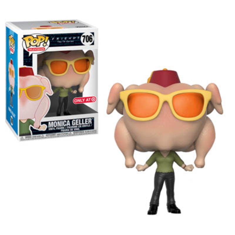 Funko Pop! Friends The Television Series Monica Geller (Turkey) 706 Target Exclusive + Protector (slight box ware)