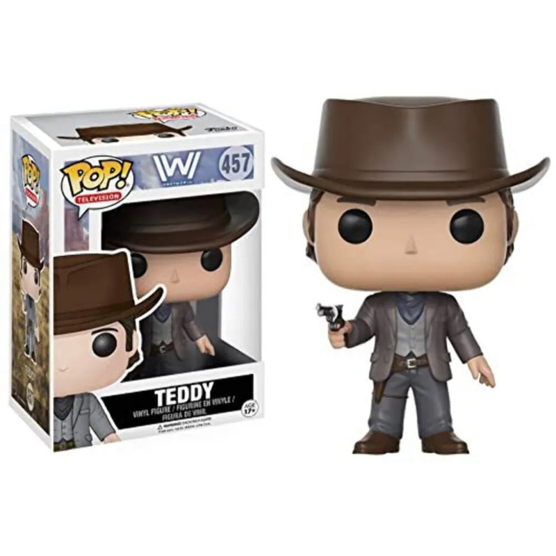 Funko Pop! Westworld Teddy 457 + Free Protector (box ware) (VAULTED)