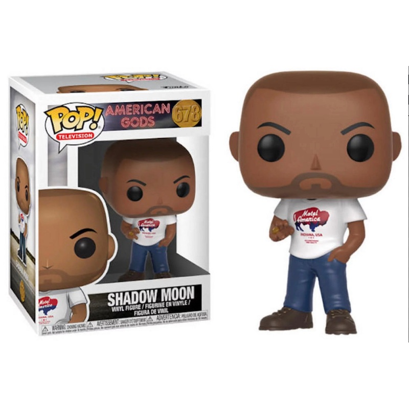 Funko Pop! American Gods - Shadow Moon 678 + Free Protector (VAULTED)
