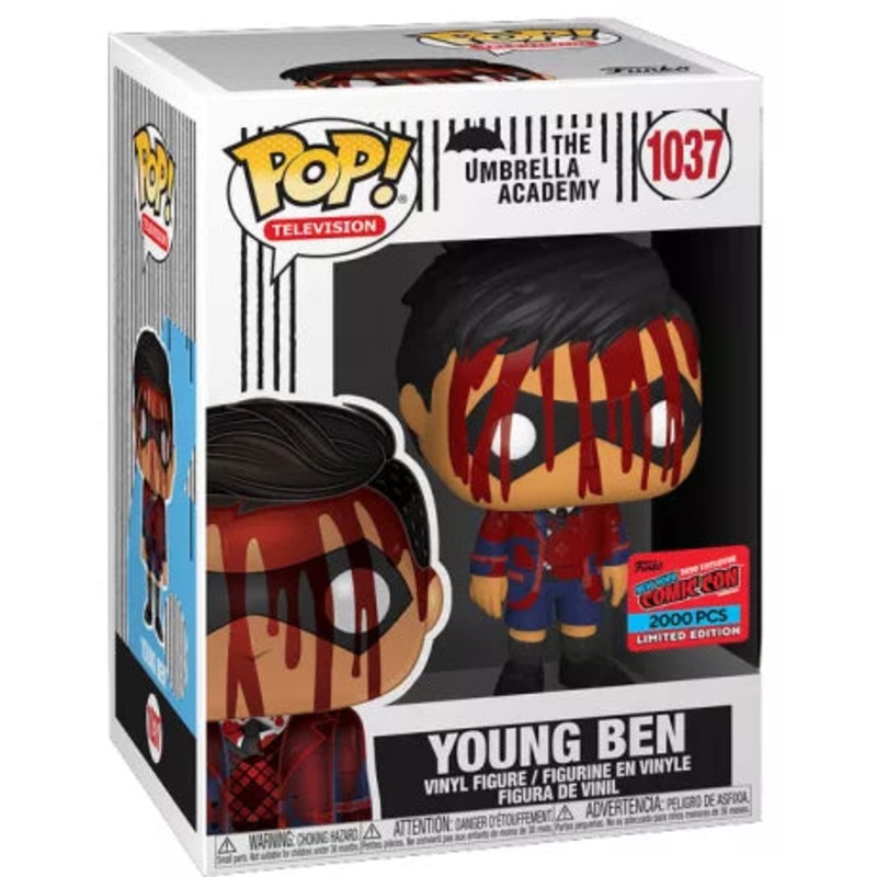 Funko Pop Young Ben #1037 LE 2000 Umbrella Academy Very Rare with Harstack