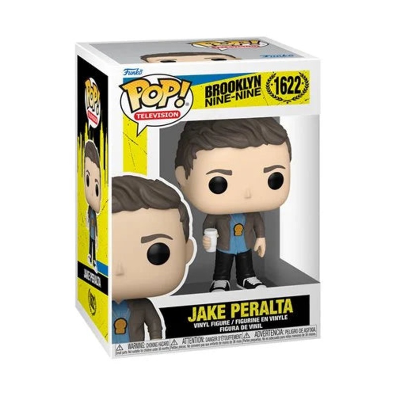 Brooklyn Nine-Nine Jake Peralta with Cup Funko Pop! Vinyl Figure #1622 + Pop Protector