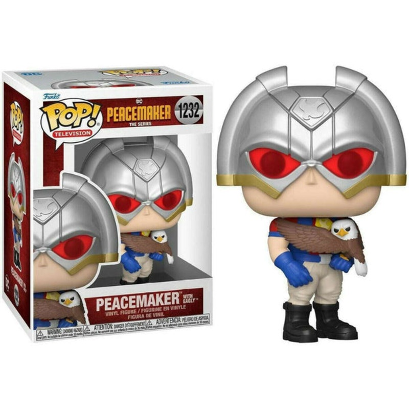Funko Pop! DC Peacemaker The Series - Peacemaker with Eagly 1232 + Free Protector