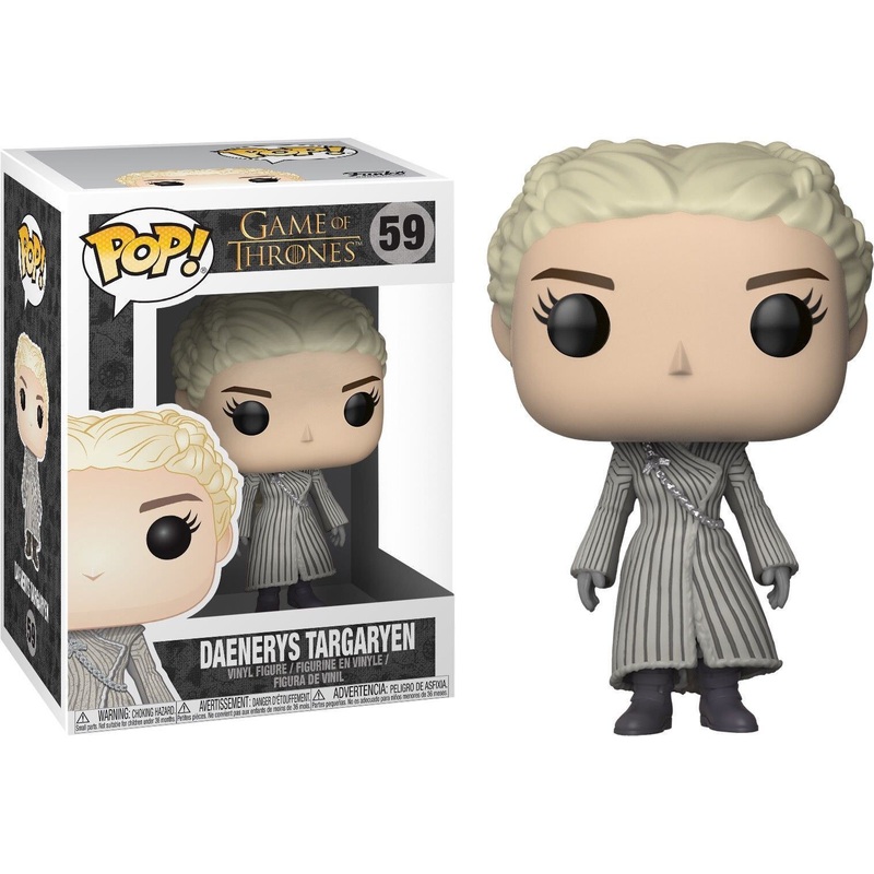 Funko Pop! Game of Thrones - Daenerys Targaryen (W/ White Coat) 59 + Free Protector