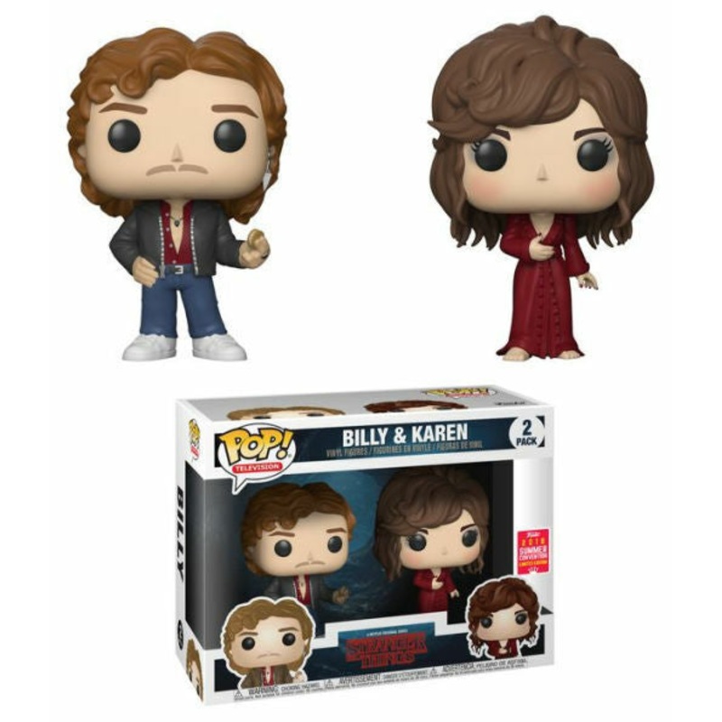 Funko  Pop! Netflix Stranger Things Billy & Karen Funko 2018 Summer Convention Exclusive (VAULTED)
